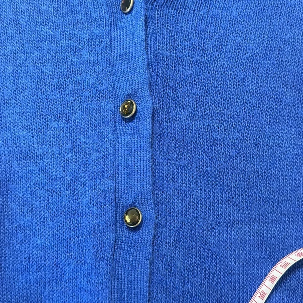 J Crew Twee Italian Spun Alpaca Blend Blue Cardigan‎